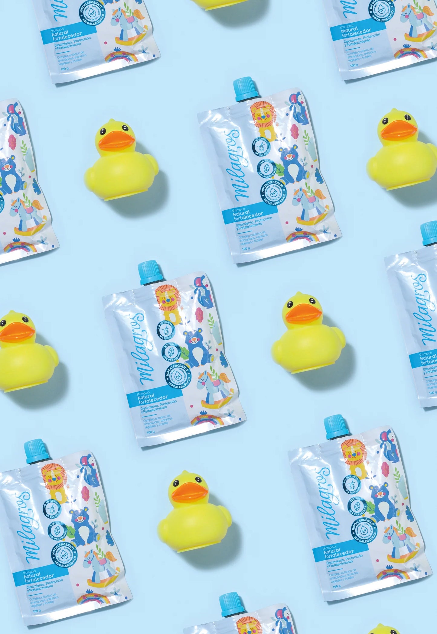 Doypack Shampoo Natural Fortalecedor kids 100g Milagros