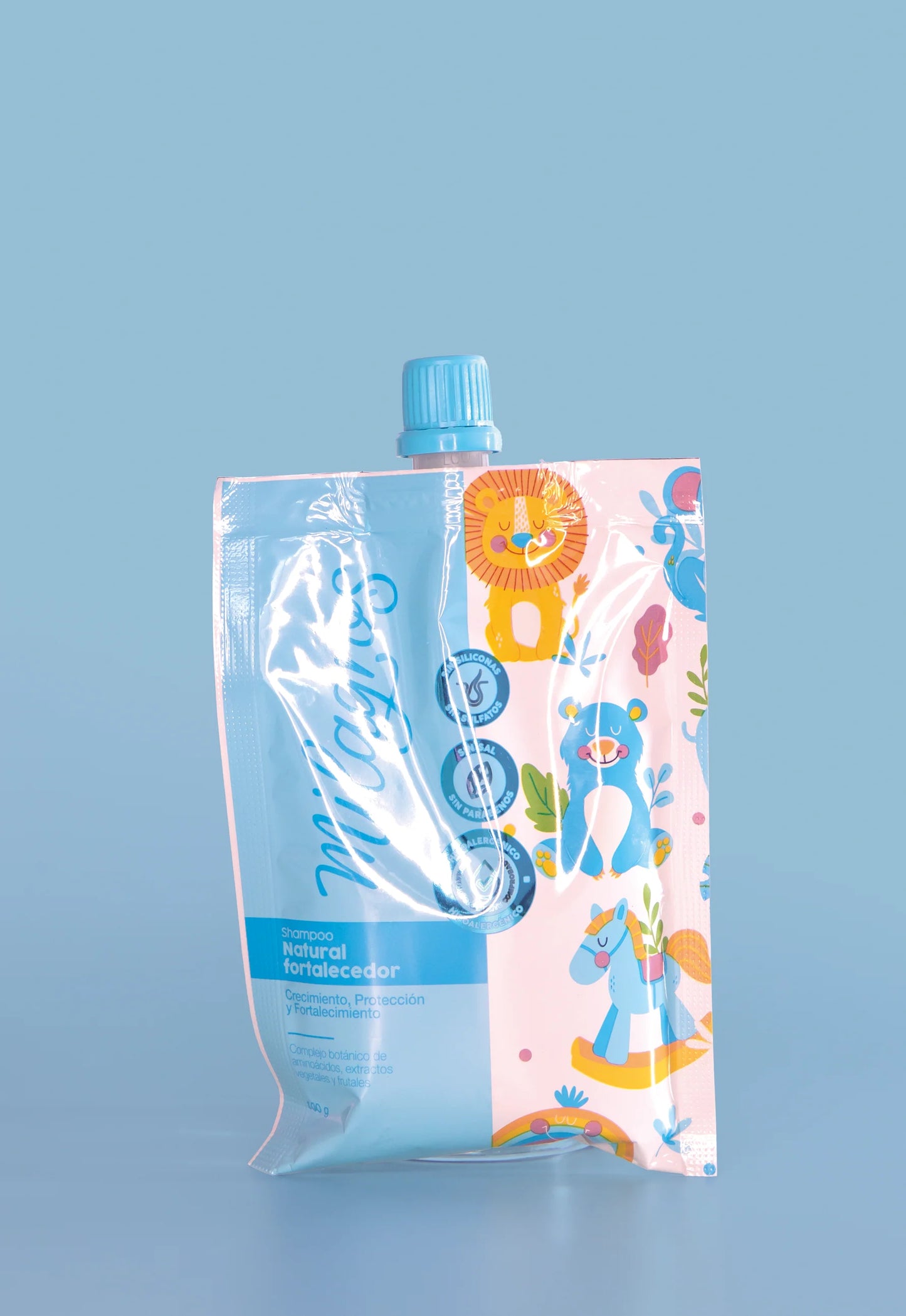 Doypack Shampoo Natural Fortalecedor kids 100g Milagros
