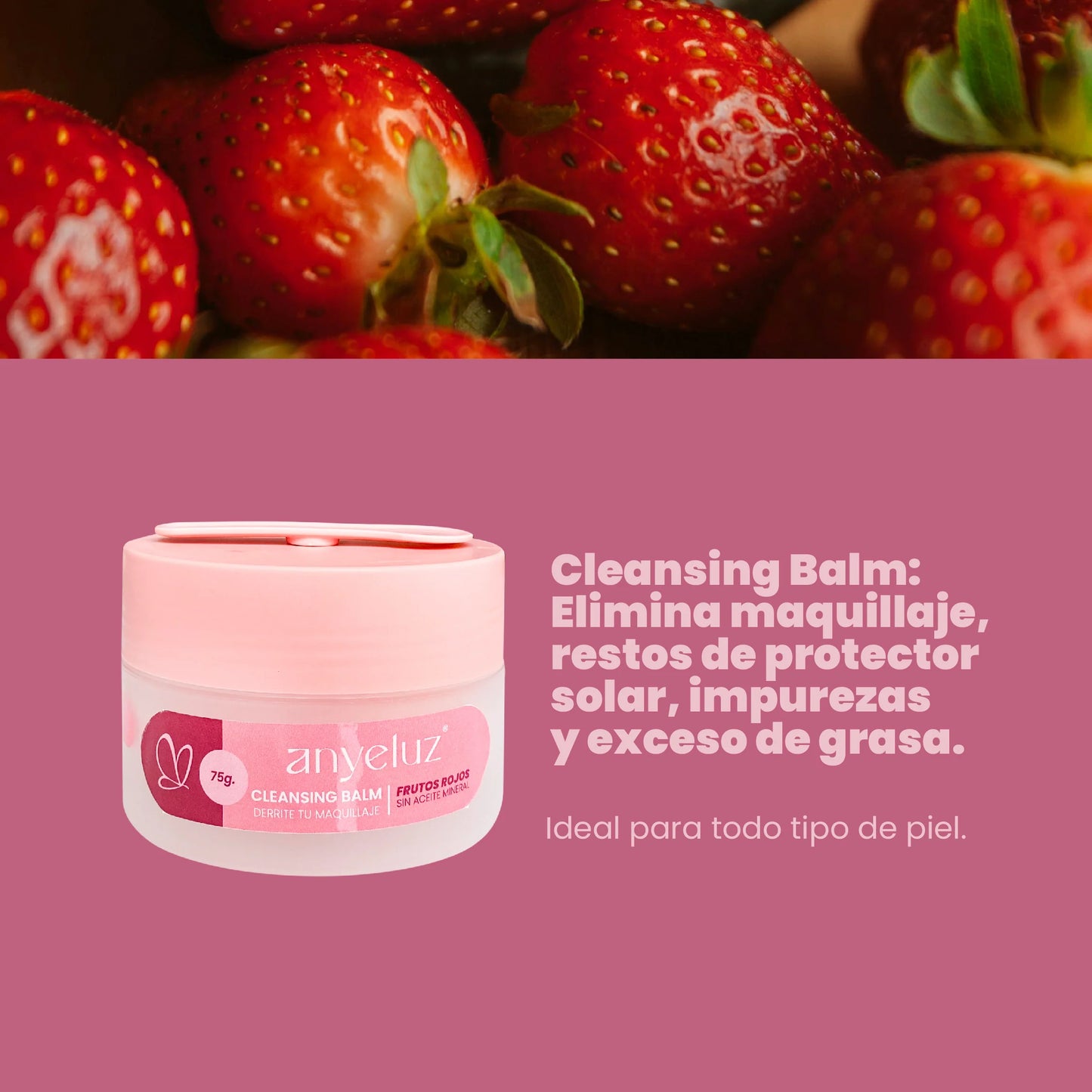 Desmaquillador Frutos Rojos (Cleansing Balm) Anyeluz