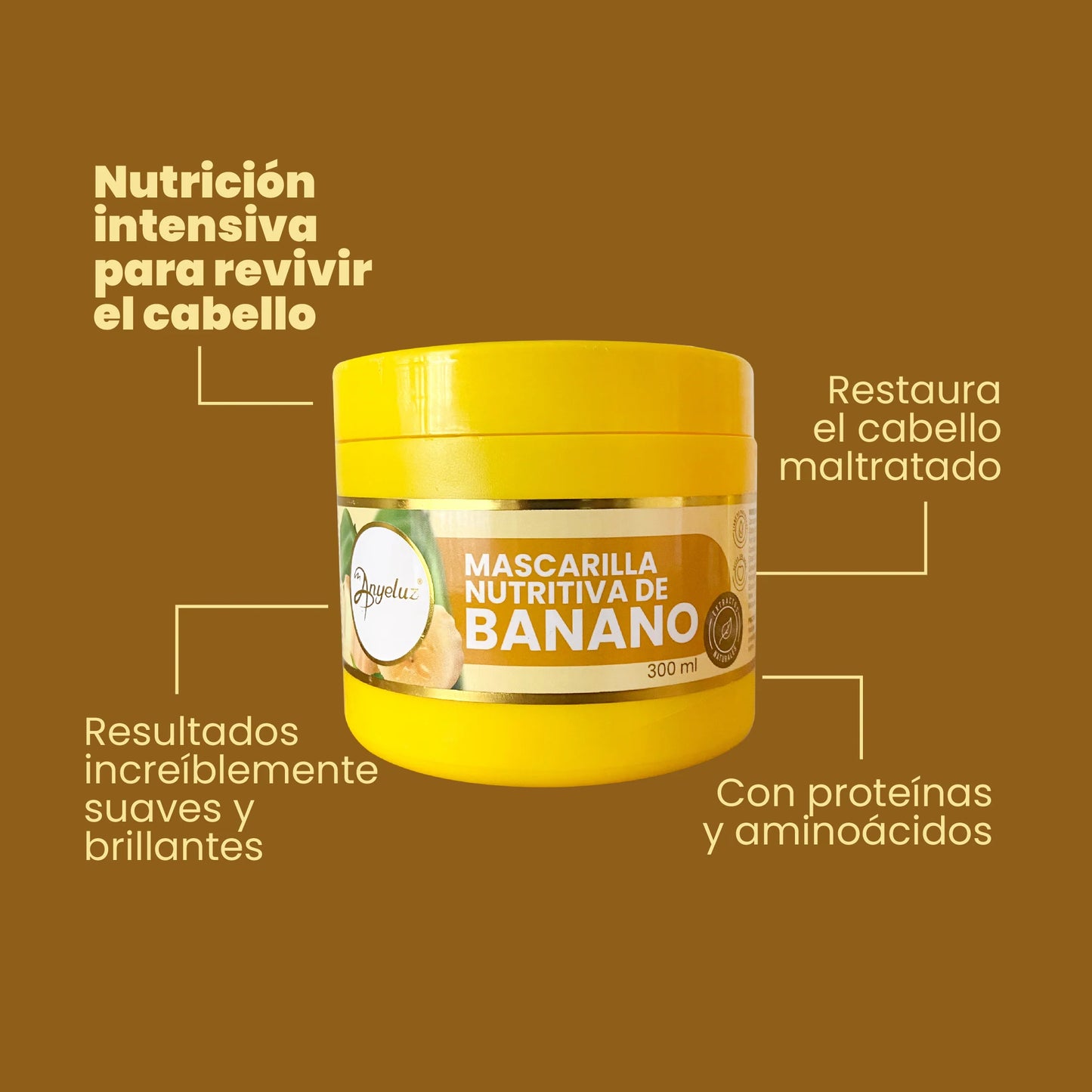 Mascarilla Nutritiva con Banano Anyeluz
