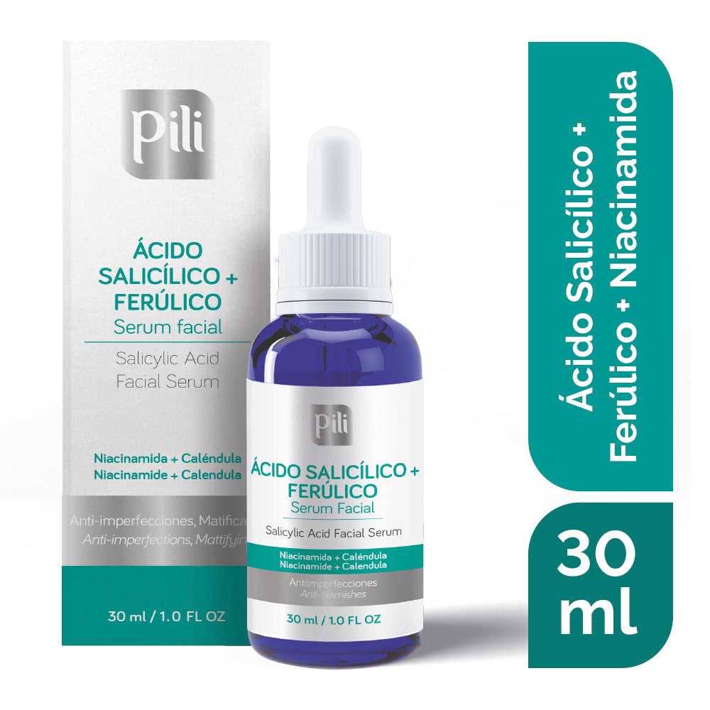 Serum anti-imperfecciones ácido salicílico + ferúlico Pili