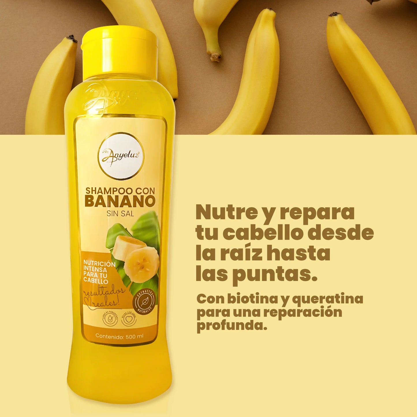 Shampoo con Banano Anyeluz