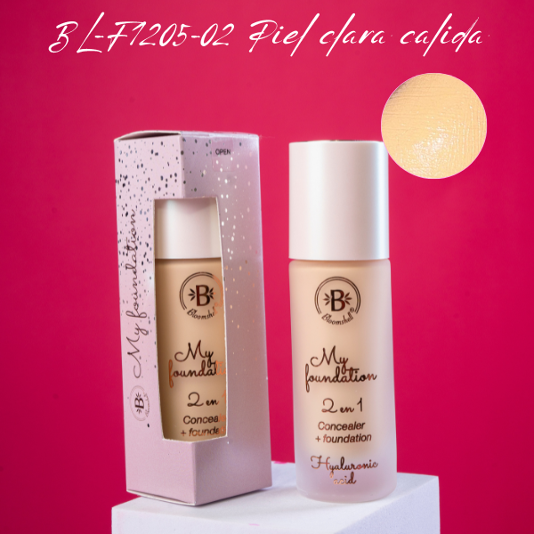 Base Líquida My foundation 2 en 1 Bloomshell