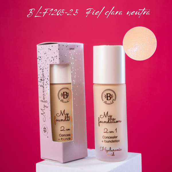 Base Líquida My foundation 2 en 1 Bloomshell