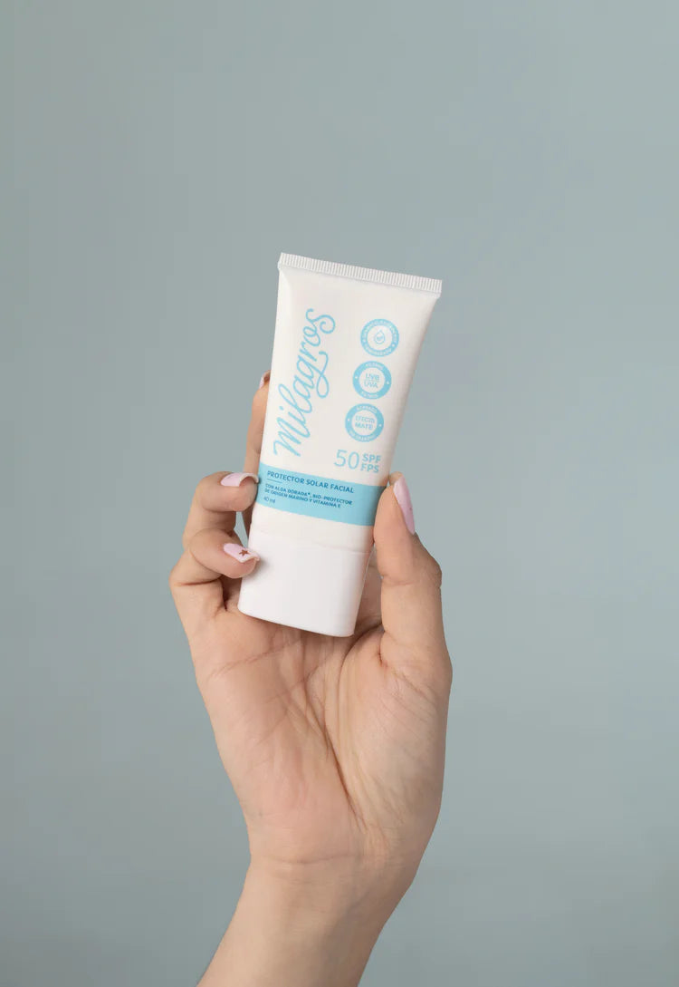 Protector Solar Facial sin Color Milagros