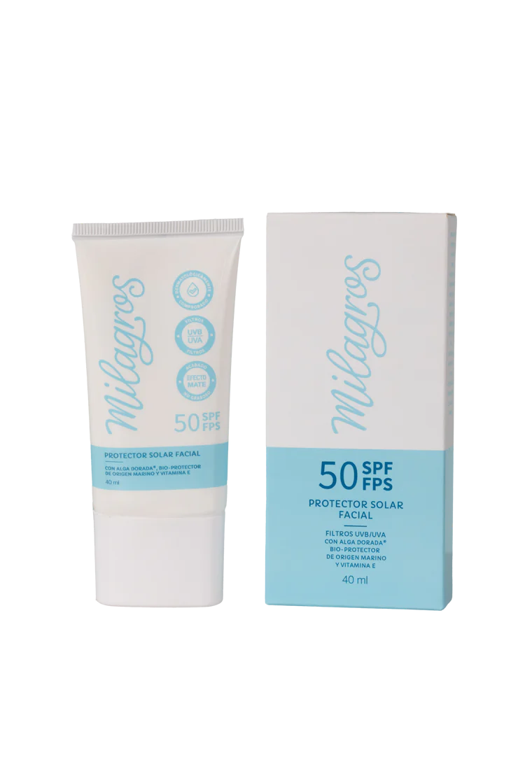 Protector Solar Facial sin Color Milagros