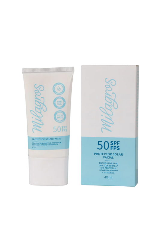 Protector Solar Facial sin Color Milagros